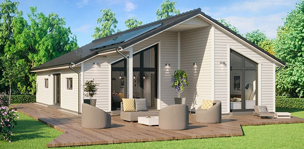 Angebot Wohnung 15 Prefab House wird in 3 bis 4 Wochen zusammengestellt.